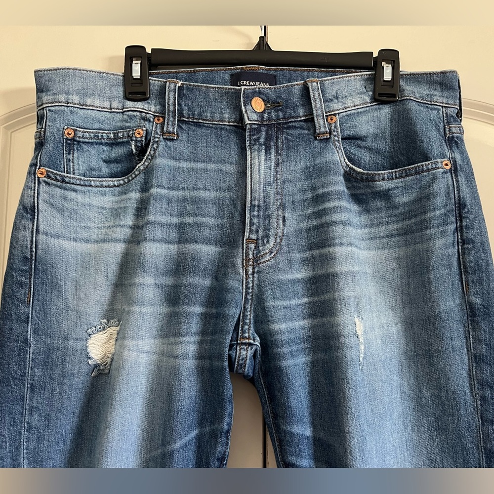 🖤J.Crew Men’s Slim-Fit Stretch Jeans – W34 x L32 – Resin Rinse Rinse - Picture 2 of 11